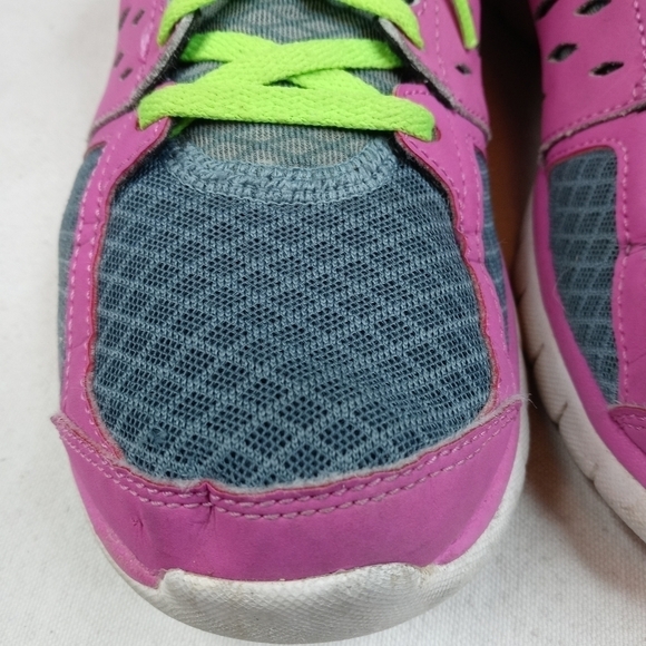 Nike Women's Flex 2013 Run Sneakers 8.5 Pink & gra - Picture 5 of 11